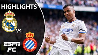 Real Madrid beats Espanyol to win 35th LaLiga title  LaLiga Highlights  ESPN FC [upl. by Nereus]