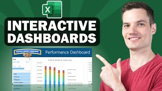 📊 How to Build Excel Interactive Dashboards [upl. by Lilhak385]