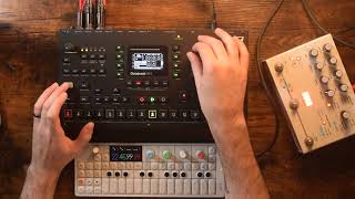 Op1  Elektron Octatrack MKII  Microcosm  Ambient session with internal and external resampling [upl. by Garap907]