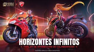 Horizontes Infinitos  Tráiler Apariencias de Colaboración MLBB × Ducati  Mobile Legends Bang Bang [upl. by Fogg]