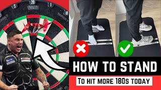 Darts School  Perfect Your Stance  Throw More 180s TODAY [upl. by Celestina]