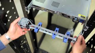 HP ProLiant Quick Deploy Rail Kit installation [upl. by Ylla]