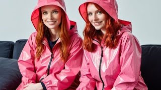 Graceful colourful romantic raincoats fashionforever [upl. by Drarrej]