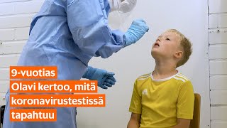 Sattuuko koronavirustesti – Olavi 9 kertoo miten testissä käynti sujui [upl. by Assilaj]