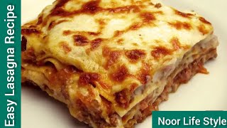 Perfect Beef amp Cheese Lasagna Simple and Delicious Recipe For Lasagna  How to Make Lasagna Recipe😋 [upl. by Etnuaed922]