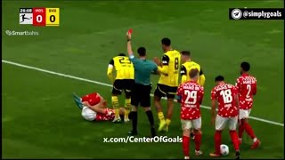 Emre Can Red Card ♦️Mainz vs Dortmund31 All Goals and Extended Highlight [upl. by Caldwell]