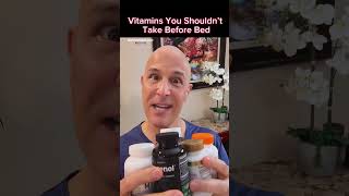 Vitamins You Should Not Take Before Bed Dr Mandell [upl. by Aicertal]