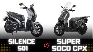 2024 Silence S01 vs 2024 Super Soco CPx  Which One Should You Buy [upl. by Suzan]