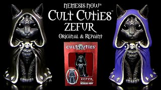 Nemesis Now ® Cult Cuties ™ Zefur  okkulte Katze  schwarze Magie  Original amp Repaint [upl. by Bendicta852]