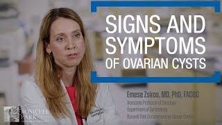 Signs and Symptoms of Ovarian Cysts [upl. by Rexana]