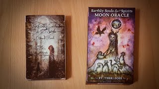 REVIEW  Earthly souls amp spirits moon oracle  Comparaison mass market  self published  Terri Foss [upl. by Januisz]