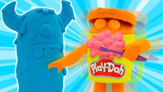 Play Doh Videos  Brushing Teeth Dentist Fails  PlayDoh Show Season 2 [upl. by Aihcropal]