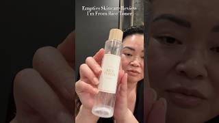 empties skincarereview for The Rice Toner by I’m From a hydrating toner that I think you’ll love [upl. by Kurys]