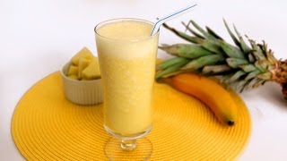 Pineapple Banana Smoothie Recipe  Laura Vitale  Laura in the Kitchen Episode 566 [upl. by Liddy]