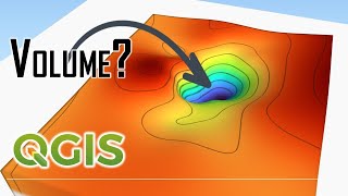 Volume Calculations using QGIS [upl. by Anreval107]