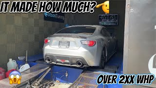 FRS makes over 200whp on DynoNo e85 New Na Record [upl. by Aillicec75]