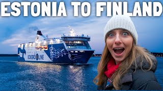 CHEAPEST FERRY FROM TALLINN TO HELSINKI Eckerö Line Cruise [upl. by Nedroj]