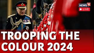 UK Trooping The Colour 2024 LIVE  King Charles Iii Leads The Annual Trooping The Colour Event N18L [upl. by Wsan]