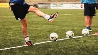 How to Do Kicking Drills  Soccer Lessons [upl. by Akienahs]