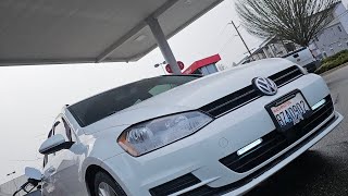 2016 vw golf mk7 sportwagen s tsi oil change and tune up [upl. by Laaspere]