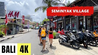 BALI INDONESIA 🇮🇩 4K Seminyak Village — Walking Tour [upl. by Glynda]