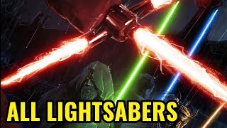 All LIGHTSABER TYPES  Lightsabers EXPLAINED [upl. by Jedd]