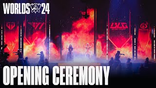 Worlds 2024 Finals Opening Ceremony Presented by Mastercard ft Linkin Park Ashnikko and More [upl. by Nodnerb285]