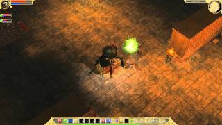 Scarabaeus  Titan Quest Boss Fight  1080p HD [upl. by Saidnac]