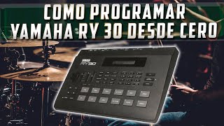 COMO PROGRAMAR YAMAHA RY 30 desde Cero Silver Drums [upl. by Hourigan]