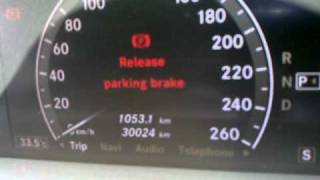 Mercedes S Class in total ESP failure without ignition key inserted [upl. by Ahsaeit]