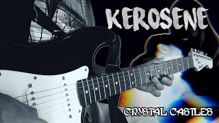 CRYSTAL CASTLES  KEROSENE GUITAR TABS TUTORIAL [upl. by Mettah734]