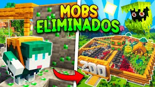 Construí un ZOOLÓGICO con los MOBS ELIMINADOS de MINECRAFT 😲🌳 [upl. by Xed]