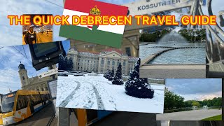 QUICK DEBRECENHUNGARY GUIDEfor students and first time travellersUniversity of debrecen [upl. by Nareik175]