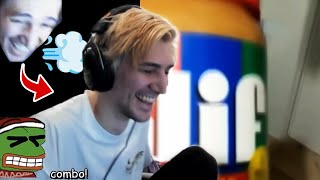 xQc CANT STOP LAUGHING AT BEANS WTF EXTENDED [upl. by Cyprio145]