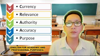 EVALUATING SOURCES HOW TO EVALUATE SOURCES ENGLISH AND TAGALOG EXPLANATION [upl. by Andras]