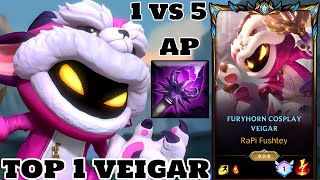 Wild Rift Top 1 Veigar  How to Play VEIGAR amp CARRY Rank Challenger [upl. by Ssirk]