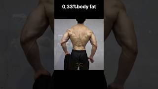 lowest body fat percentage ever😱shorts viral [upl. by Sachsse516]