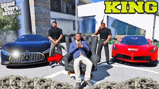 Franklin Become THE KING OF LOS SANTOS in GTA 5  SHINCHAN and CHOP [upl. by Sillad255]