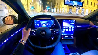 RENAULT MEGANE 2023  NIGHT POV test drive PURE DRIVING ETECH 160kW [upl. by Bromleigh]