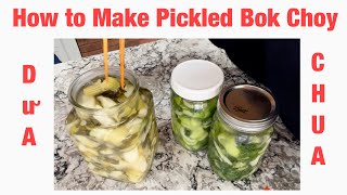 Easy Way to Make Pickled Bok Choy 🥬 Dưa Chua [upl. by Nostaw275]