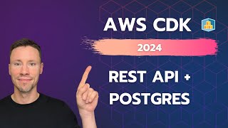 AWS CDK 2024 Serverless with API Gateway Lambda Cognito and RDS Postgres [upl. by Llevron485]