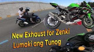 New Louder Exhaust For My ZX25R  Zenki [upl. by Eltsyrc]