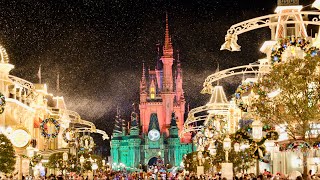 Magic Kingdom 2022 Christmas Experience in 4K  Mickeys Very Merry Christmas Party Disney World [upl. by Lynsey]