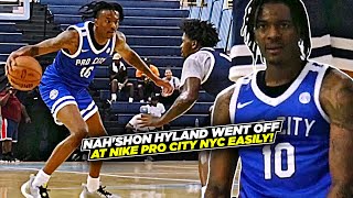 NahShon quotBonesquot Hyland Goes OFF amp Drops 44 Points with EASE at Nike Pro City NYC Summer League [upl. by Halvaard99]