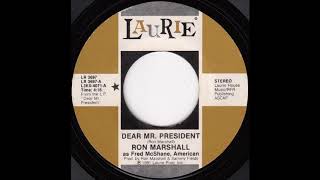 Ron Marshall  Dear Mr President [upl. by Dorin954]