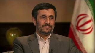 CNN Official Interview Larry King speaks w Irans President Ahmadinejad No say in hikers release [upl. by Ahseim917]