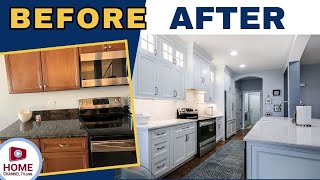 Galley Kitchen Renovation Ideas  Check Out the Before amp After Remodel [upl. by Plate]