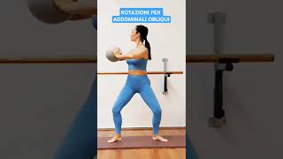 PILATES  Rotazioni per addominali obliqui pilates esercizi addominali pilatesworkout [upl. by Aihtnis]