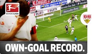 Six Own Goals This Season  Stuttgart Set Unwanted Bundesliga Record [upl. by Iramat]