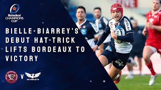 Highlights  Union BordeauxBegles v Scarlets Round 3 │Heineken Champions Cup Rugby 202122 [upl. by Symons]